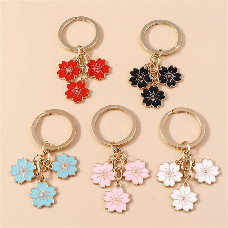Coffret Duo Verger – bijoux de sac Fleurs Émaillées