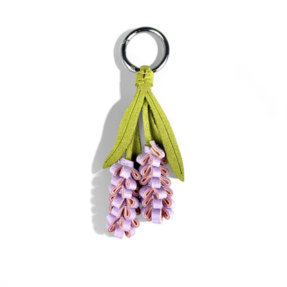 Bijou de Sac Papillon & Fleurs Verger — Lavande