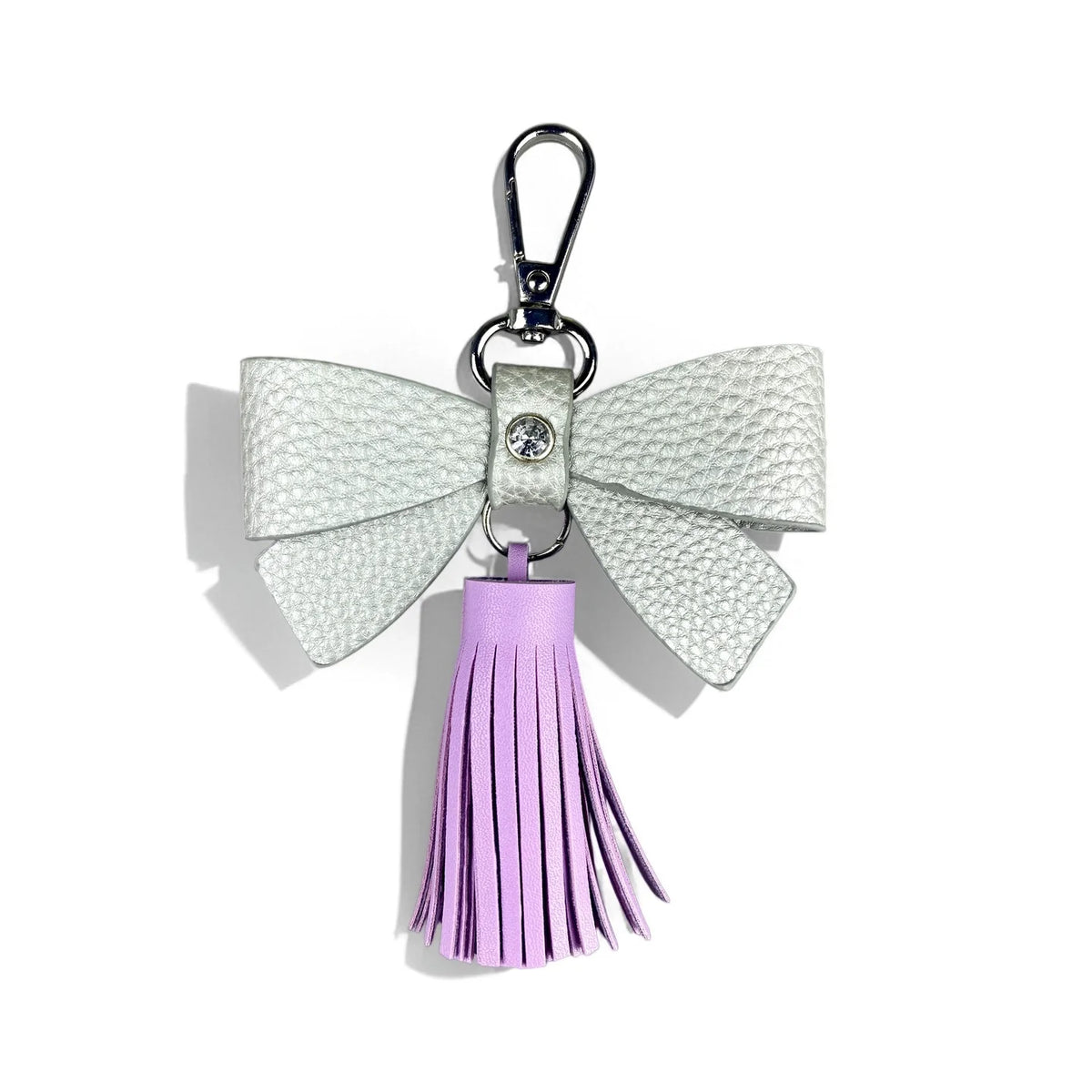 Bijou de Sac Papillon & Fleurs Verger — Pompon nœud