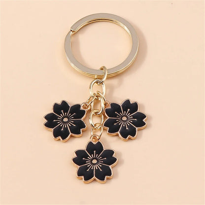 Bijou de Sac Fleurs Émaillées Verger — Modèle C