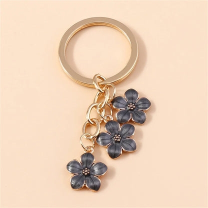 Bijou de Sac Fleurs Émaillées Verger — Modèle G
