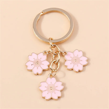 Bijou de Sac Fleurs Émaillées Verger — Modèle B